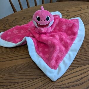 Baby Shark Lovey,  pink poka dots. Pinkfong,Security Blanket,  Plush S…